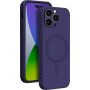 Coque Compatible MagSafe Silicone Violet pour iPhone 14 Pro Max Bigben