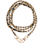 Bandoulière + dragonne assortie Universelle Amovible Chaine Gold + Noi