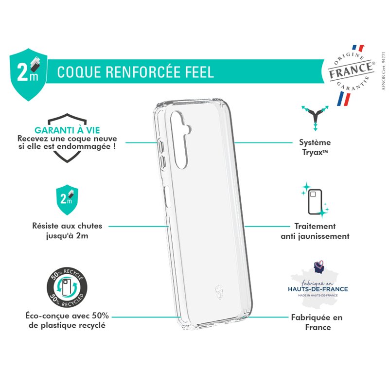 Image secondaire de Coque Renforcée Samsung G A14 4G&5G FEEL Origine France Garantie Trans