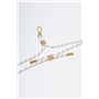 Bandoulière Universelle Amovible Blanche avec Détail gold Artefakt