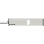 Clé OTG USB 3.2 64GB USB C & USB A Métal argent PNY
