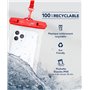 Pochette Etanche IPX8 Universelle Rouge - Entièrement recyclable Just