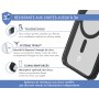 Coque Renforcée iPhone 15 Plus AIR FROST Compatible MagSafe Frost Noir