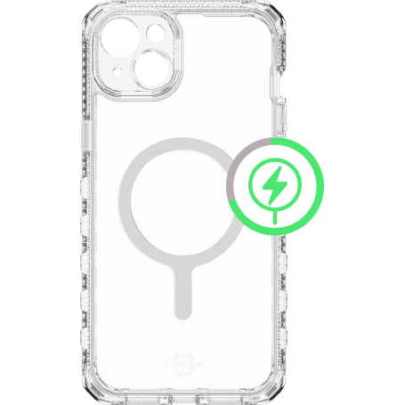 Coque Renforcée iPhone 15 Supreme R Clear MagSafe Transparente Itskins