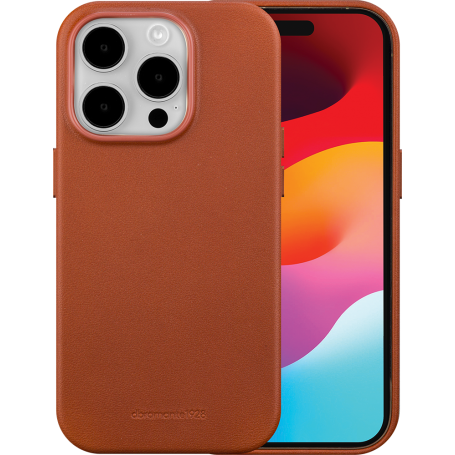 Coque Roskilde Compatible MagSafe Tan pour iPhone 15 Pro Max DBramante
