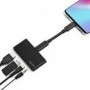 Powerlink Nano Hub USB-C 4-En-1 Avec Câble Extension