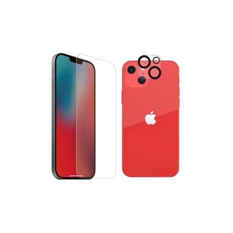 Tiger Glass Plus Pack Camera Lens Verre Trempe Antibacterien iPhone 13