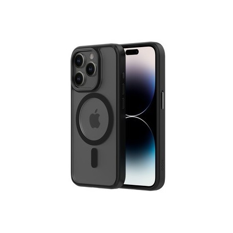 Coque Hybrid Soft Snap (Magsafe) iPhone 15 Pro Minuit