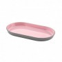 Plateau Inde Mélamine Rose/Gris 28 x 16 x 2,5 cm