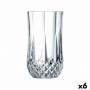 Verre en Verre Cristal dArques Paris Longchamp Transparent verre (36 cl) (Pack 6x)