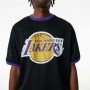 T-Shirt de basket New Era Mesh LA Lakers Noir