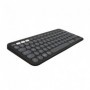 Logitech Pebble Keys 2 K380s clavier RF sans fil + Bluetooth Azerty Français Graphite