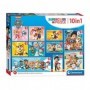 Set de 10 Puzzles The Paw Patrol Clementoni Supercolor 330 Pièces
