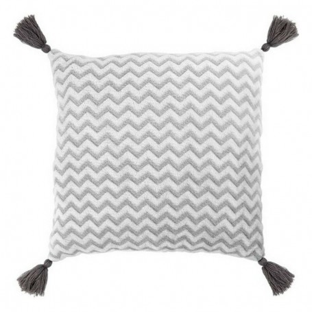 Coussin Zigzag (40 X 40 cm) 119635 Gris