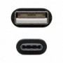 NanoCâble USB 2.0, 1m câble USB USB C USB A Noir