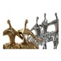 Figurine Décorative DKD Home Decor 33,5 x 14,5 x 32 cm Argenté Doré Ré
