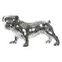 Figurine Décorative DKD Home Decor Anglais Argenté Bulldog Résine Mode