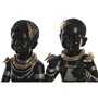 Figurine Décorative DKD Home Decor 20,5 x 18 x 35 cm Noir Colonial Afr
