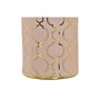 Vase DKD Home Decor 13,5 x 13,5 x 36 cm Porcelaine Rose Doré Oriental