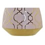 Vase DKD Home Decor Porcelaine Rose Doré Oriental Chrome 16 x 16 x 18