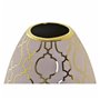 Vase DKD Home Decor Porcelaine Rose Doré Oriental Chrome 16 x 16 x 18
