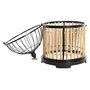 Cage décorative DKD Home Decor Naturel 38 x 38 x 61,6 cm (3 Pièces)