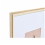 Porte photos mural DKD Home Decor Verre Naturel Blanc Bois MDF Boho (3