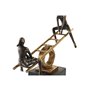 Figurine Décorative DKD Home Decor Noir Doré Métal Résine Personnes Mo