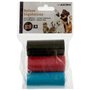 Sacs 8430852277787 Rouge Noir Bleu Plastique 9 x 13 x 2 cm (3 pcs)