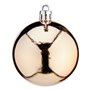 Boules de Noël Ø 6 cm PVC champagne