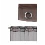 Rideau 140 x 260 cm Grille Marron (6 Unités)