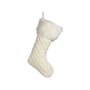 Décorations de Noël Chaussette de Noël Blanc 28 x 4 x 46 cm (12 Unités