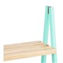Etagère de salle de bains Naturel Menthe Bambou Bois de pin 40,3 x 81,
