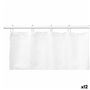 Rideau de Douche Points Blanc Polyester 180 x 180 cm (12 Unités)
