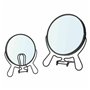 Miroir Grossissant Noir Fer 13 x 15,3 x 1,5 cm (12 Unités)