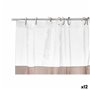 Rideau de Douche Transparent 180 x 180 cm Beige Plastique PEVA (12 Uni
