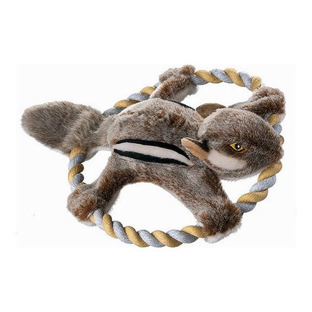 Jouet pour chien en peluche Hunter Wildlife Train Avec corde Écureuil