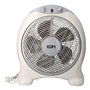 Ventilateur de Bureau EDM Blanc Gris 45 W 38,5 x 13 x 46 cm