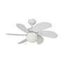 Ventilateur de Plafond avec Lumière EDM Aral Blanc A 50 W