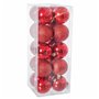 Boules de Noël Rouge Plastique 6 x 6 x 6 cm (20 Unités)