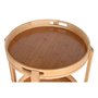 Étagère DKD Home Decor 43,6 x 43,6 x 90,5 cm Naturel Acier inoxydable