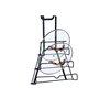 Support pour Ustensiles de Cuisine Couvercle pour poêle Noir Fer 27 x