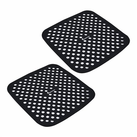Tapis de cuisson Masterpro bgmp-7701 Noir Silicone 19 x 19 cm (2 Unité