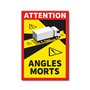 Adhésifs EDM Angles Morts Camion 3 Unités 17 x 25 cm