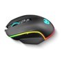 Souris Gaming avec LED Krom NXKROMKEOS 6400 dpi RGB Noir