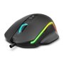 Souris Gaming avec LED Krom NXKROMKEOS 6400 dpi RGB Noir