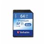 Carte Mémoire SD Verbatim PREMIUM SDXC C10/U1 64 GB 2 g
