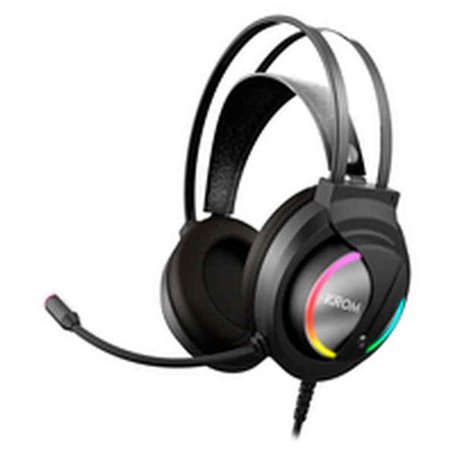 Casques avec Micro Gaming Krom Kappa Noir