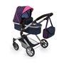 Poussette pour poupées Reig Combi Neo Pro Blue marine 63 cm