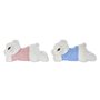 Ours en peluche DKD Home Decor 70 x 30 x 30 cm Bleu Rose Blanc Enfant 